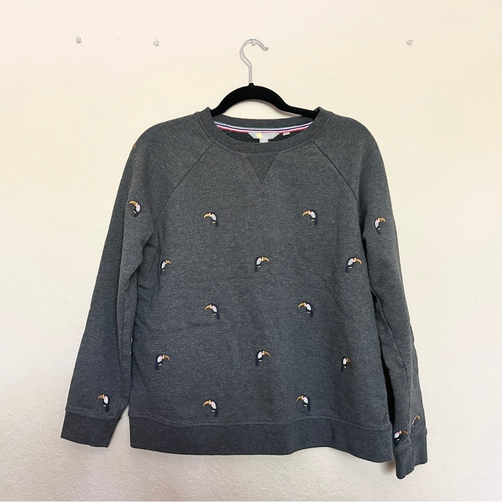 Boden Toucan embroidered sweatshirt